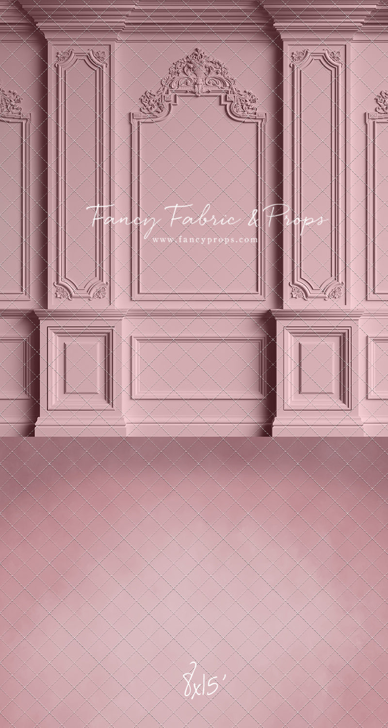 Classic Pink Victorian Wall - With Sweep Option