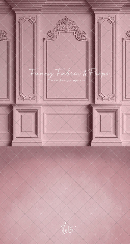 Classic Pink Victorian Wall - With Sweep Option