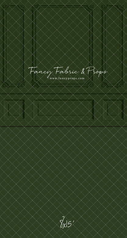 Classic Evergreen Wainscoting Wall - With Sweep Option