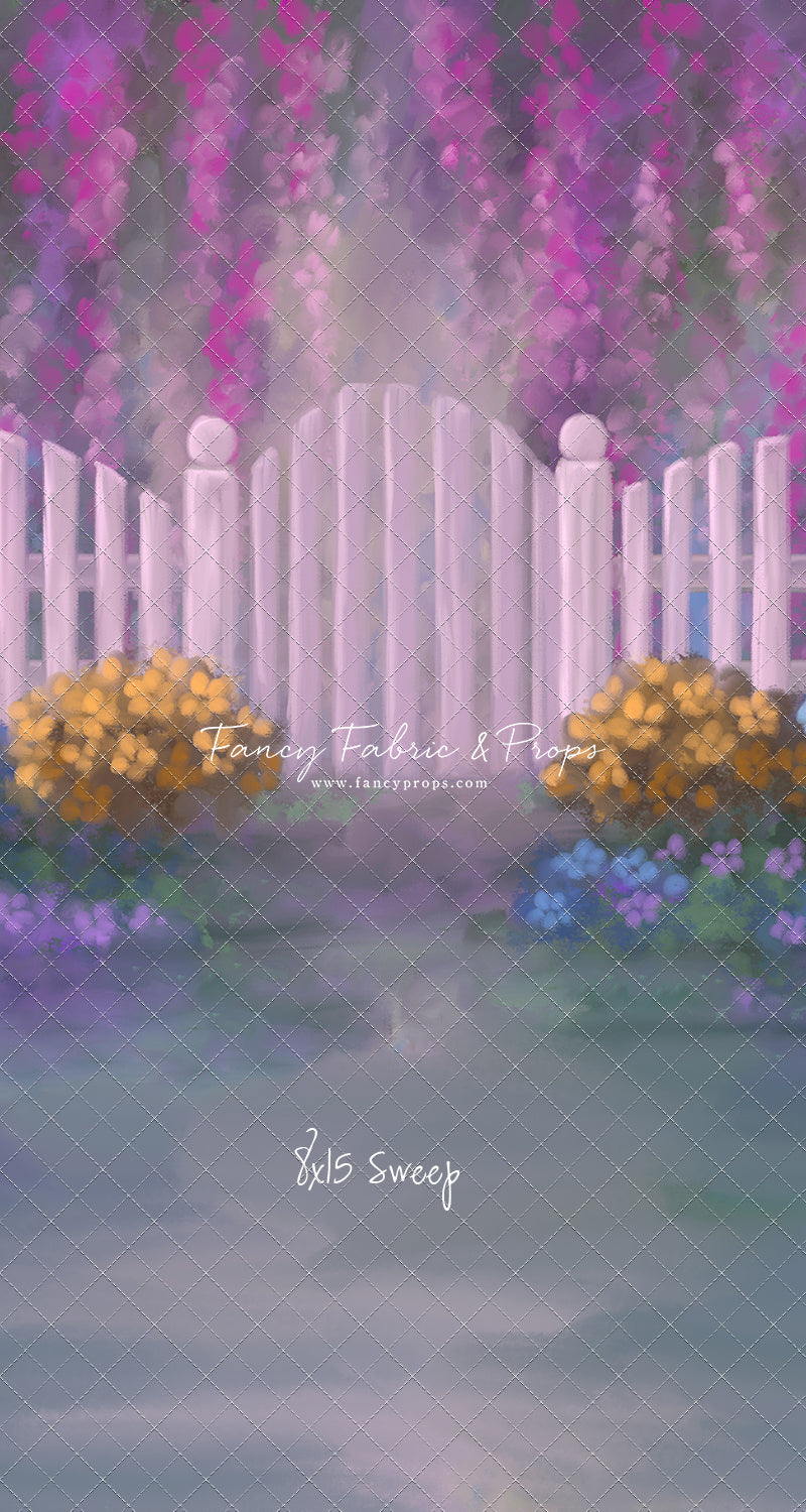 Fuchsia Garden - With Sweep Option