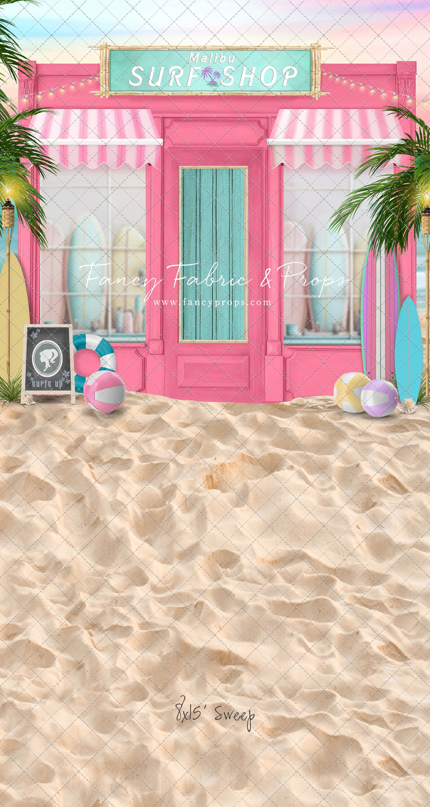 Malibu Barbie Surf Shop - With Sweep Option
