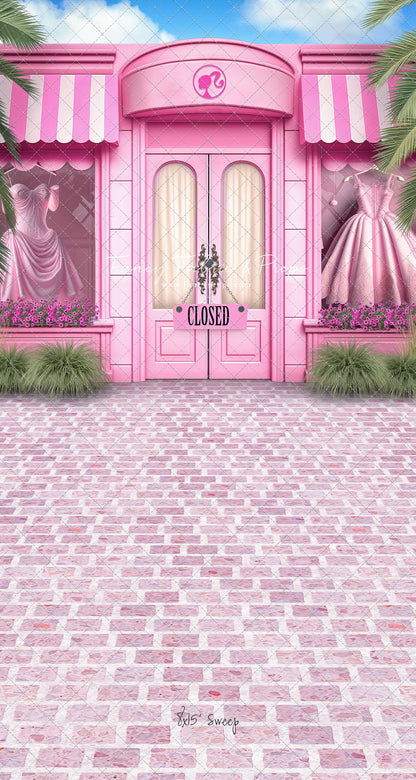 Barbie Boutique - With Pink Brick - With Sweep Option