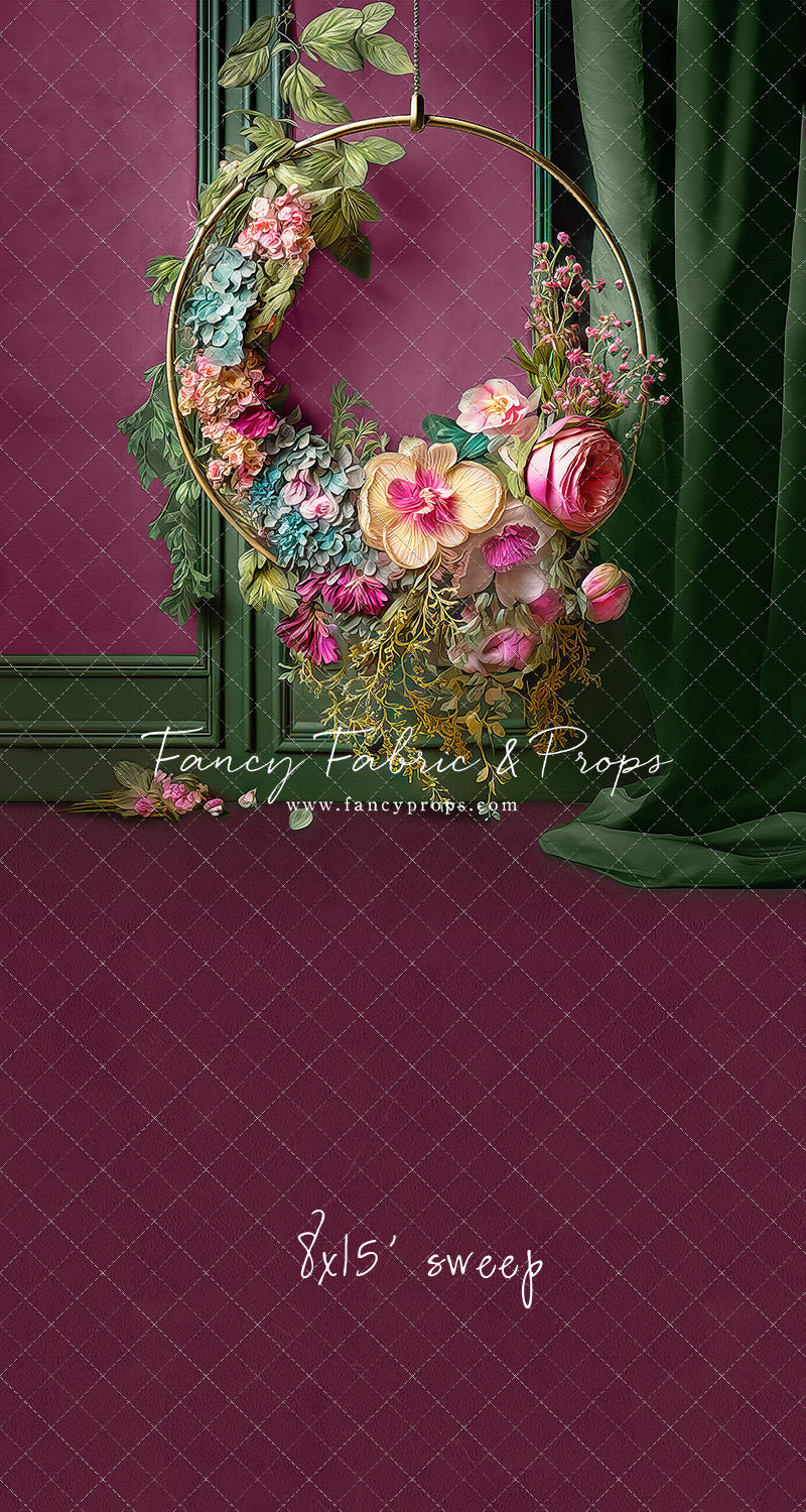 Magenta Elegant Hoop - Sweep Sizes Only