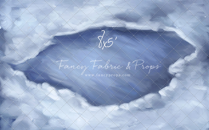 Midnight Snowy Pond Mat Floor