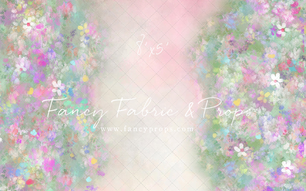 Rainbow Floral Path Mat Floor