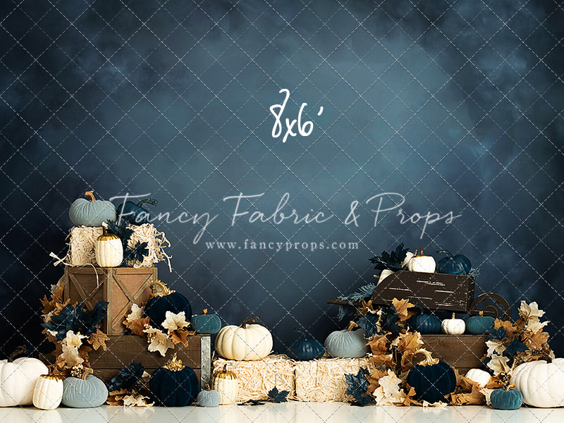 Blue Pumpkins of Fall