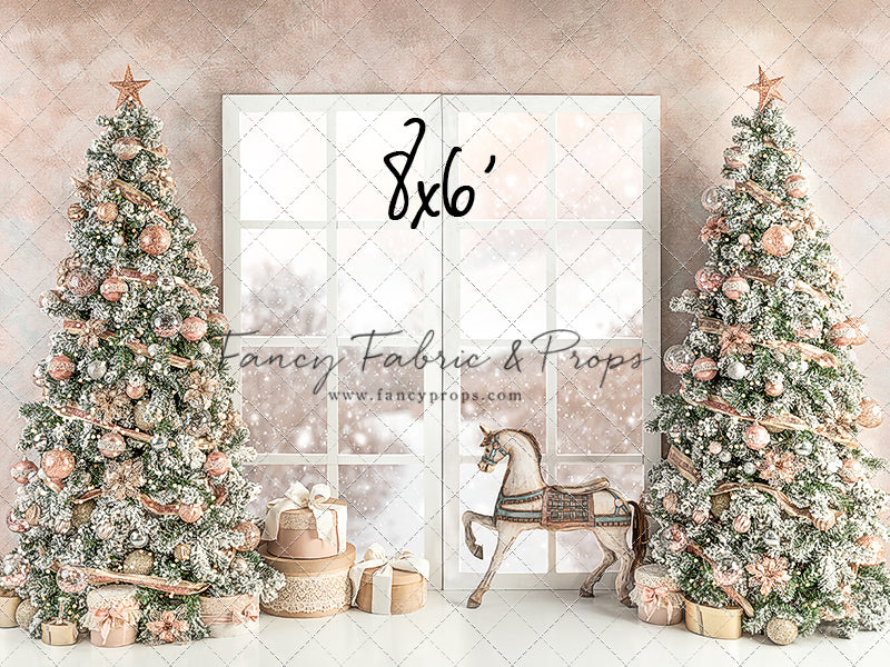 Blushing Carousel Christmas