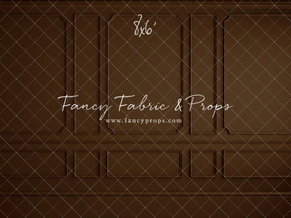 Brown Wainscoting Wall