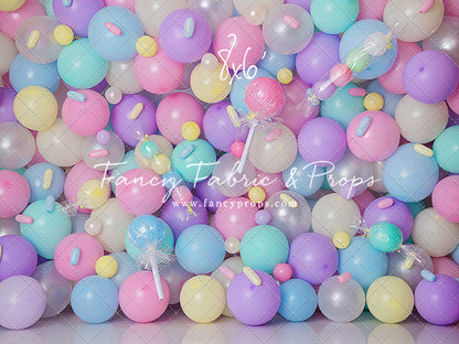 Candyland Balloon Wall