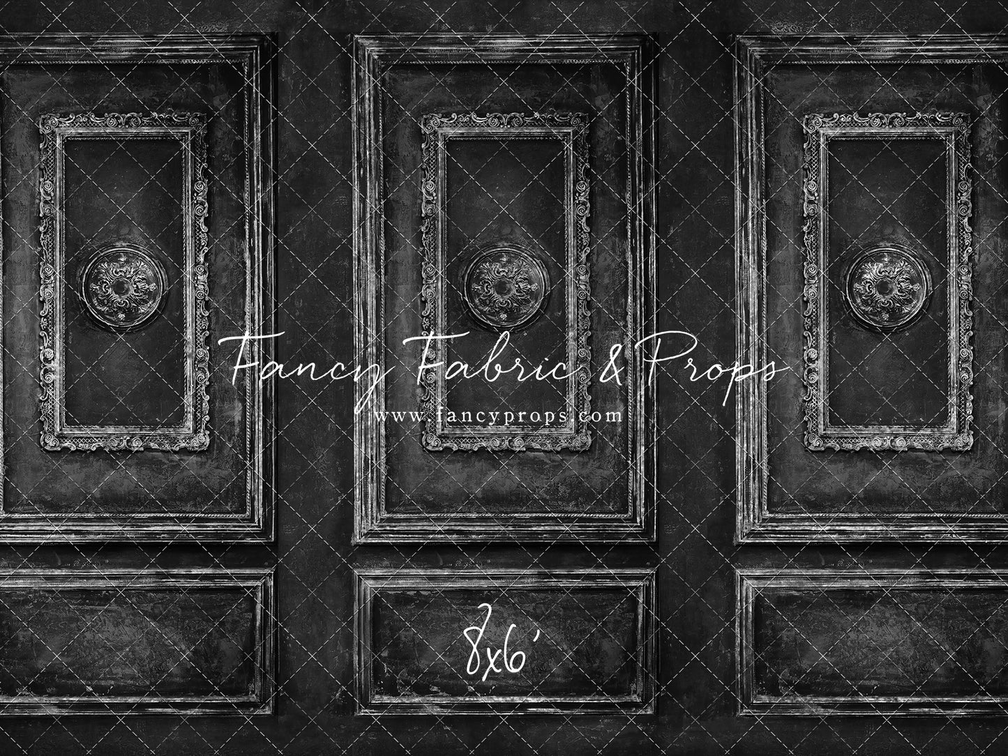 Charcoal Antiqued Wall