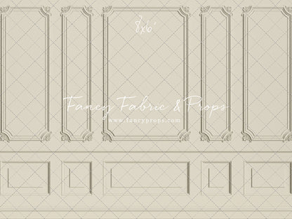 Classic Cream Wainscoting Wall - With Sweep Option