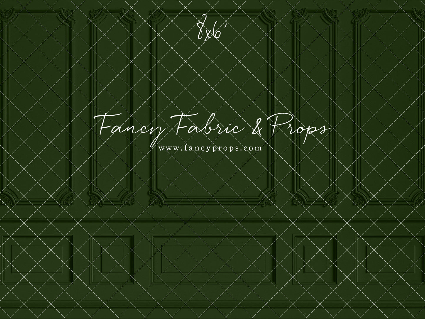 Classic Evergreen Wainscoting Wall - With Sweep Option