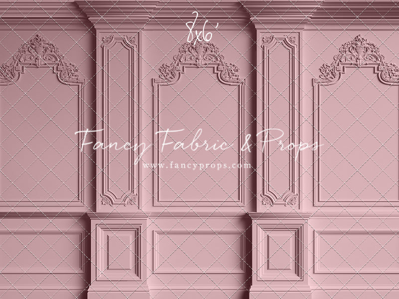 Classic Pink Victorian Wall - With Sweep Option