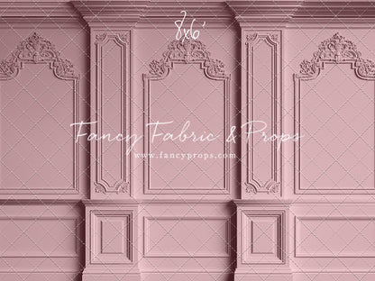 Classic Pink Victorian Wall - With Sweep Option