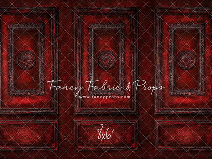 Crimson Antiqued Wall