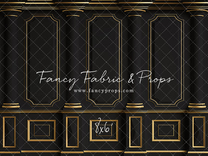 Dark Victorian Gold Wall - With Sweep Option