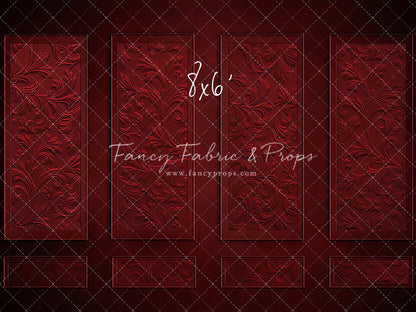 Elegant Crimson Wall