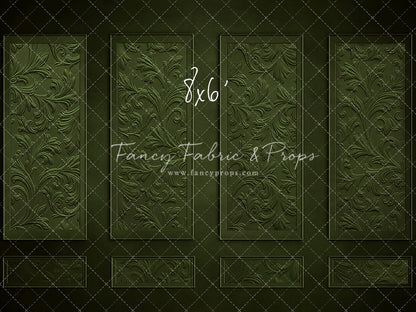 Elegant Emerald Wall