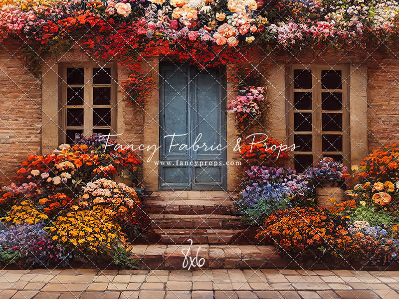 Floral Villa Entrance