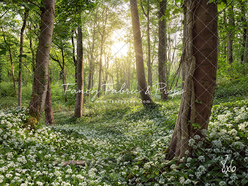 Flowering Forest White Meadow