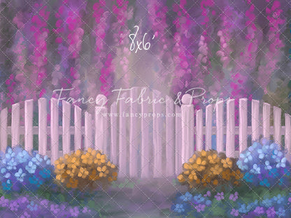 Fuchsia Garden - With Sweep Option