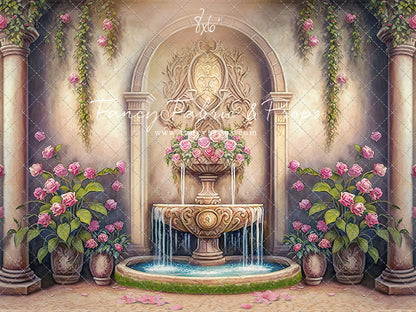 Golden Wishes Fountain - With Sweep Option