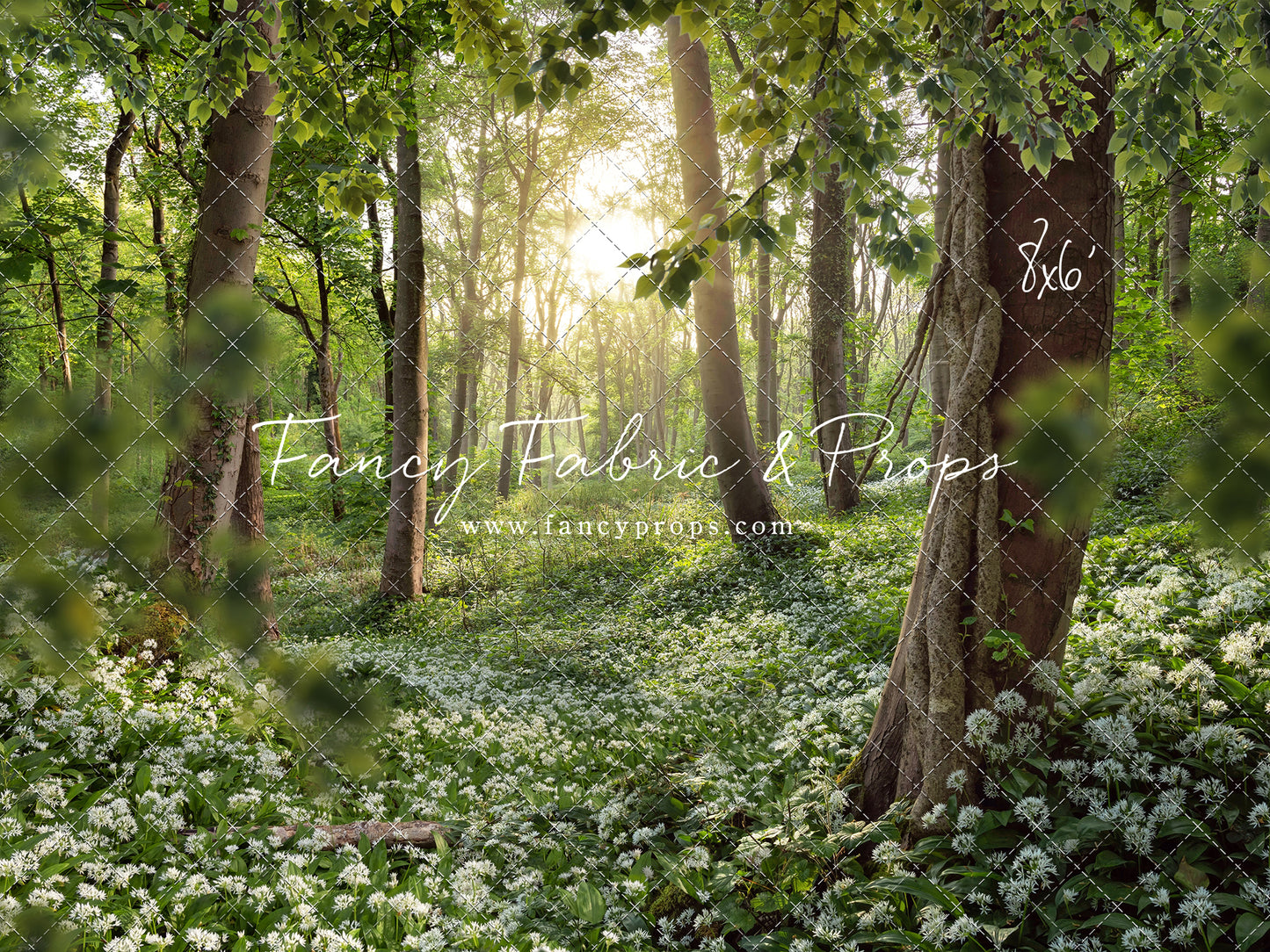 Lush Flowering Forest