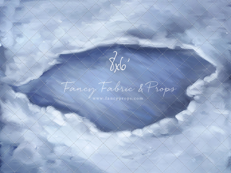 Midnight Snowy Pond Mat Floor