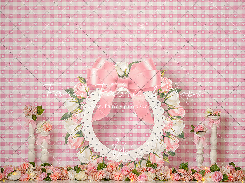 Pink Rose Wreath
