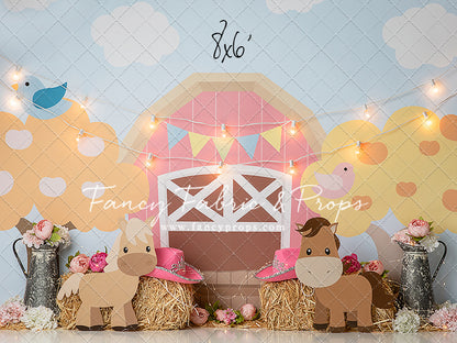 Pretty Pastel Barnyard