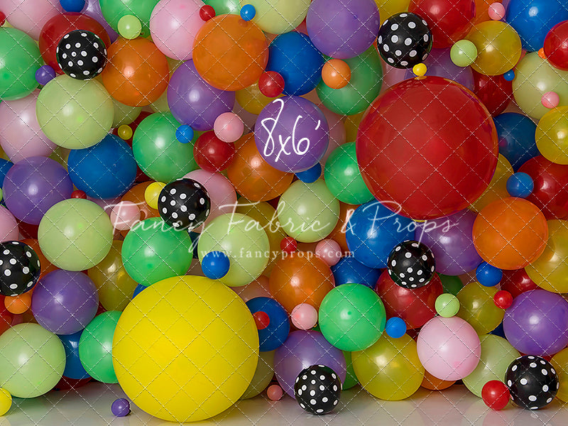 Primary Polka Dot Balloon Wall