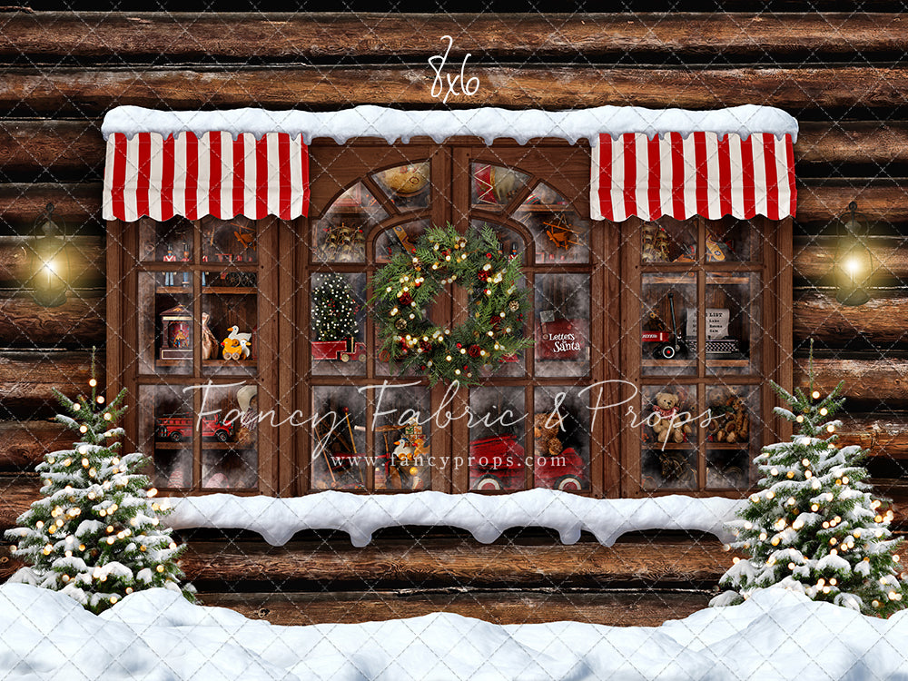 Santa's Workshop Window