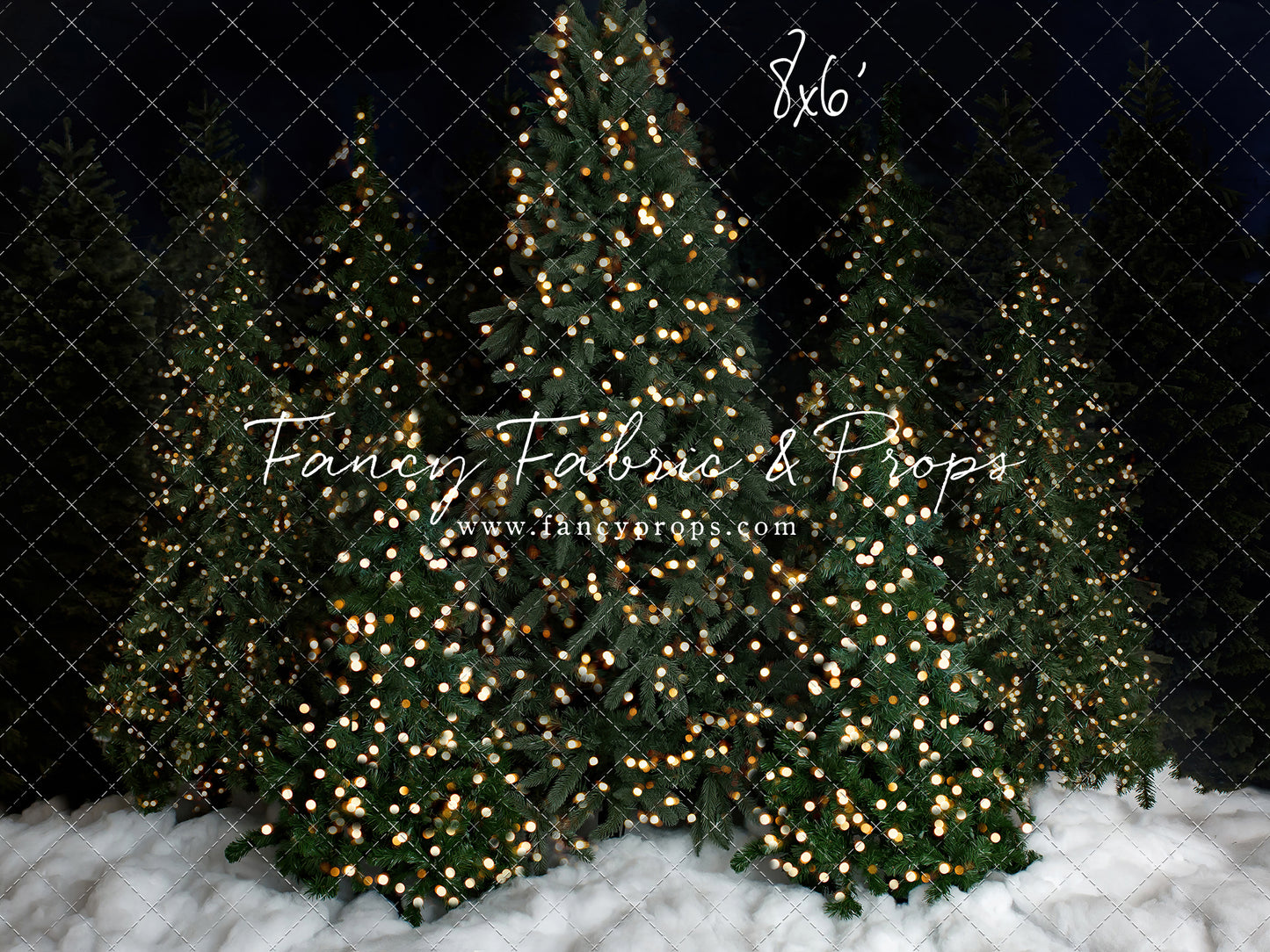 Snowy Christmas Trees