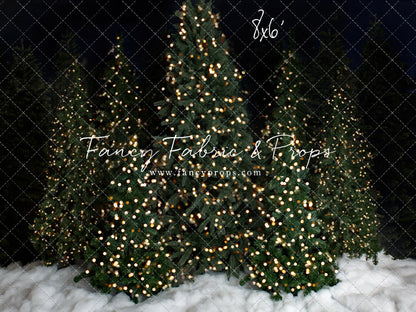 Snowy Christmas Trees