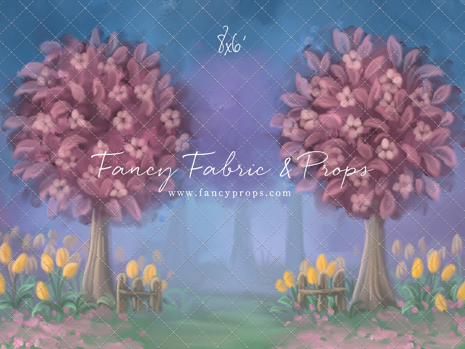 Tulip Garden Path – Fancy Fabric & Props