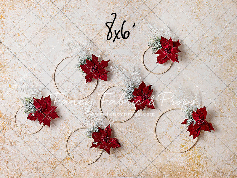 I Hoop You Love Poinsettias