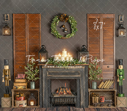 Retro Rustic Mantle Room