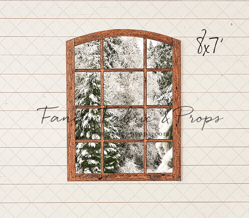 Rustic Snowy Kitchen Room