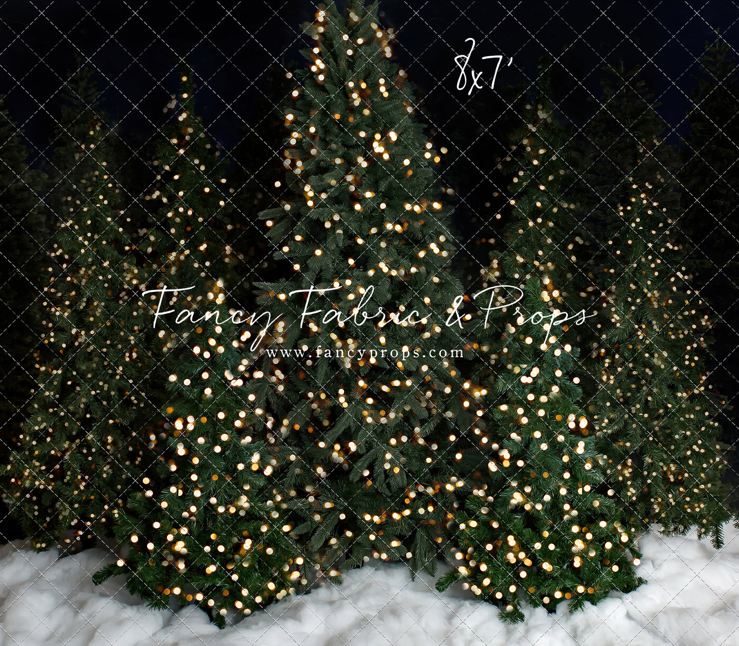 Snowy Christmas Trees