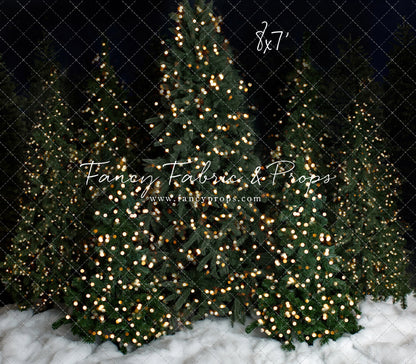 Snowy Christmas Trees