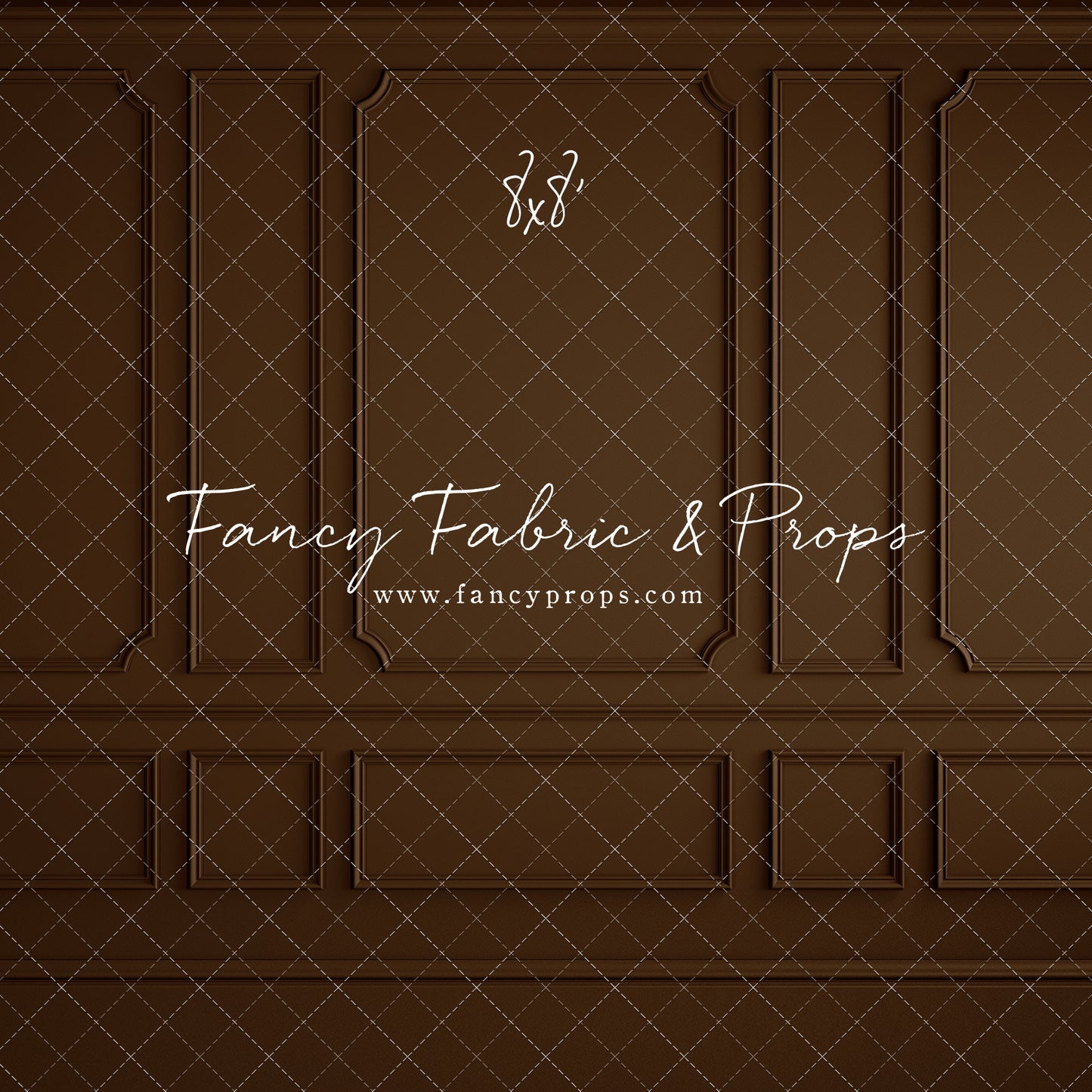 Brown Wainscoting Wall