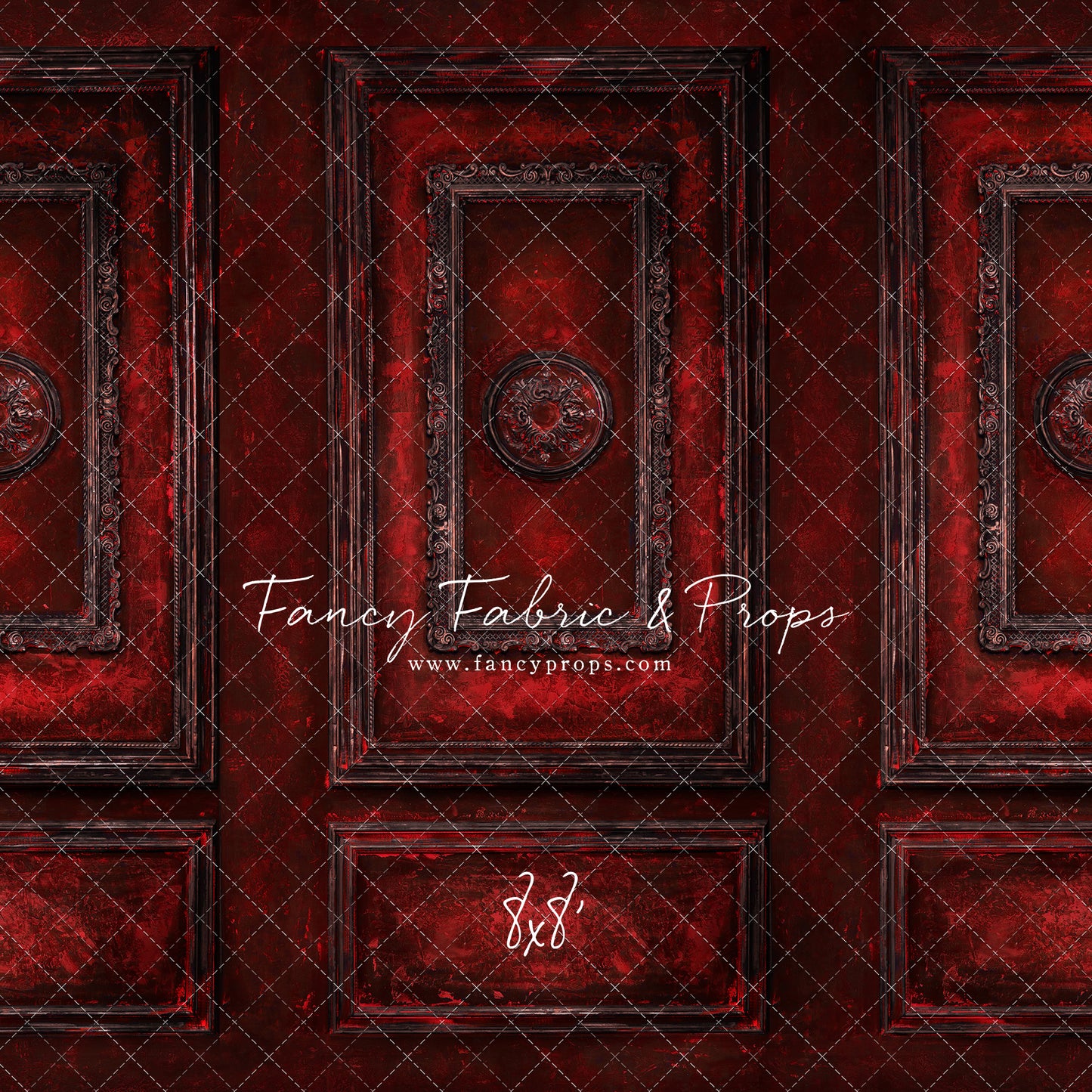 Crimson Antiqued Wall