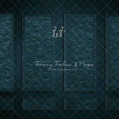 Elegant Aquamarine Wall