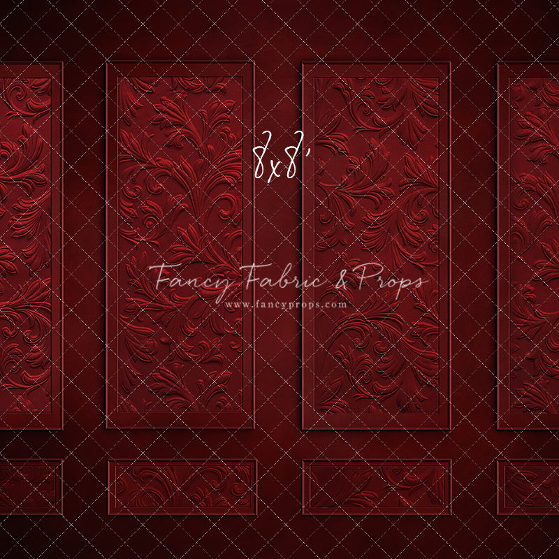 Elegant Crimson Wall