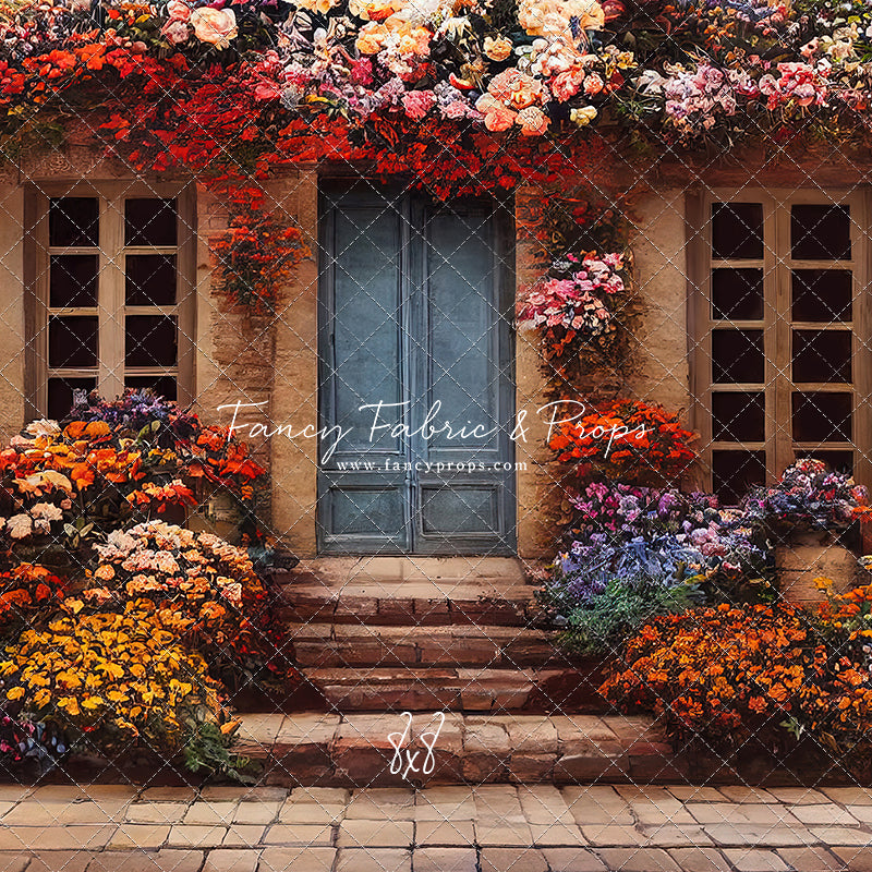 Floral Villa Entrance