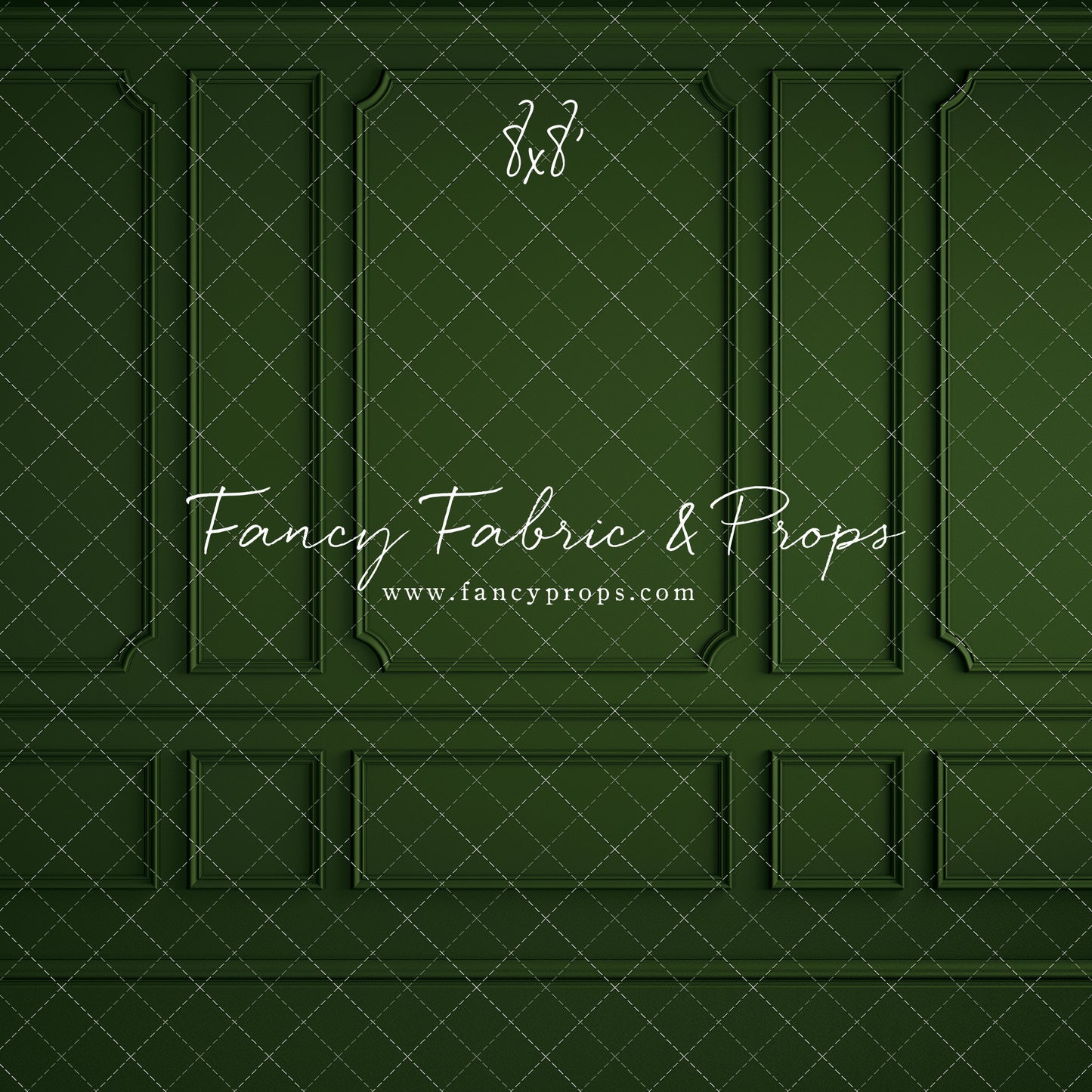 Green Wainscoting Wall