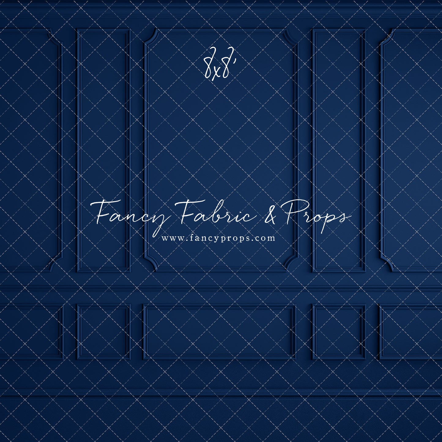 Midnight Wainscoting Wall