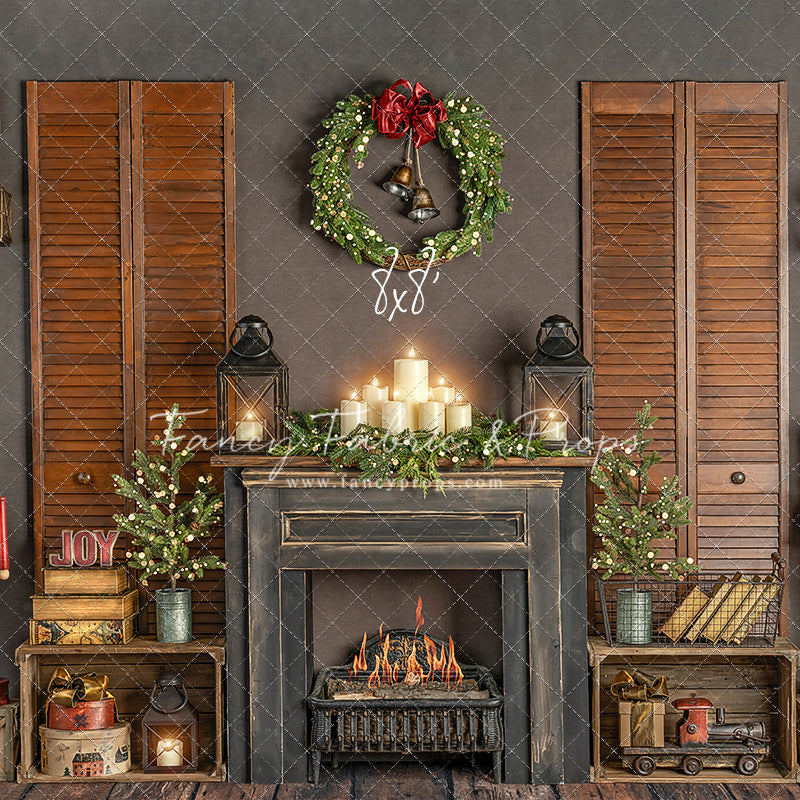 Old Fashioned Christmas Mantle