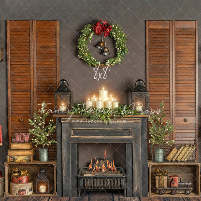Old Fashioned Christmas Mantle
