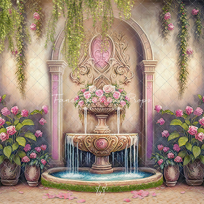 Pink Wishes Fountain - With Sweep Option